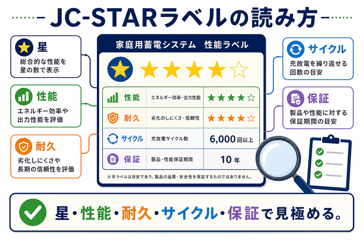 JC-STAR性能等級ラベルの読み方ガイド JC-STAR性能等級ラベルの読み方ガイド